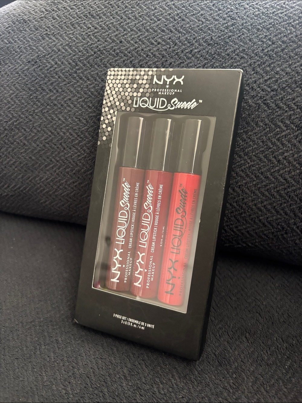 NYX Professional Makeup Liquid Suede Cream Lipstick Set Of 3